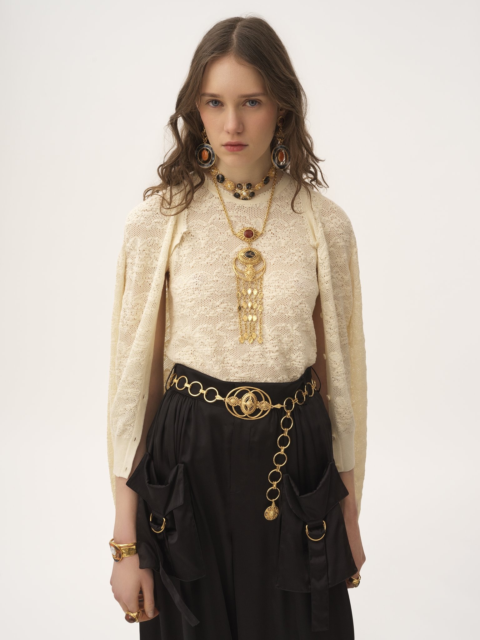 TWIN SET IN COTTON-SILK KNIT - 4