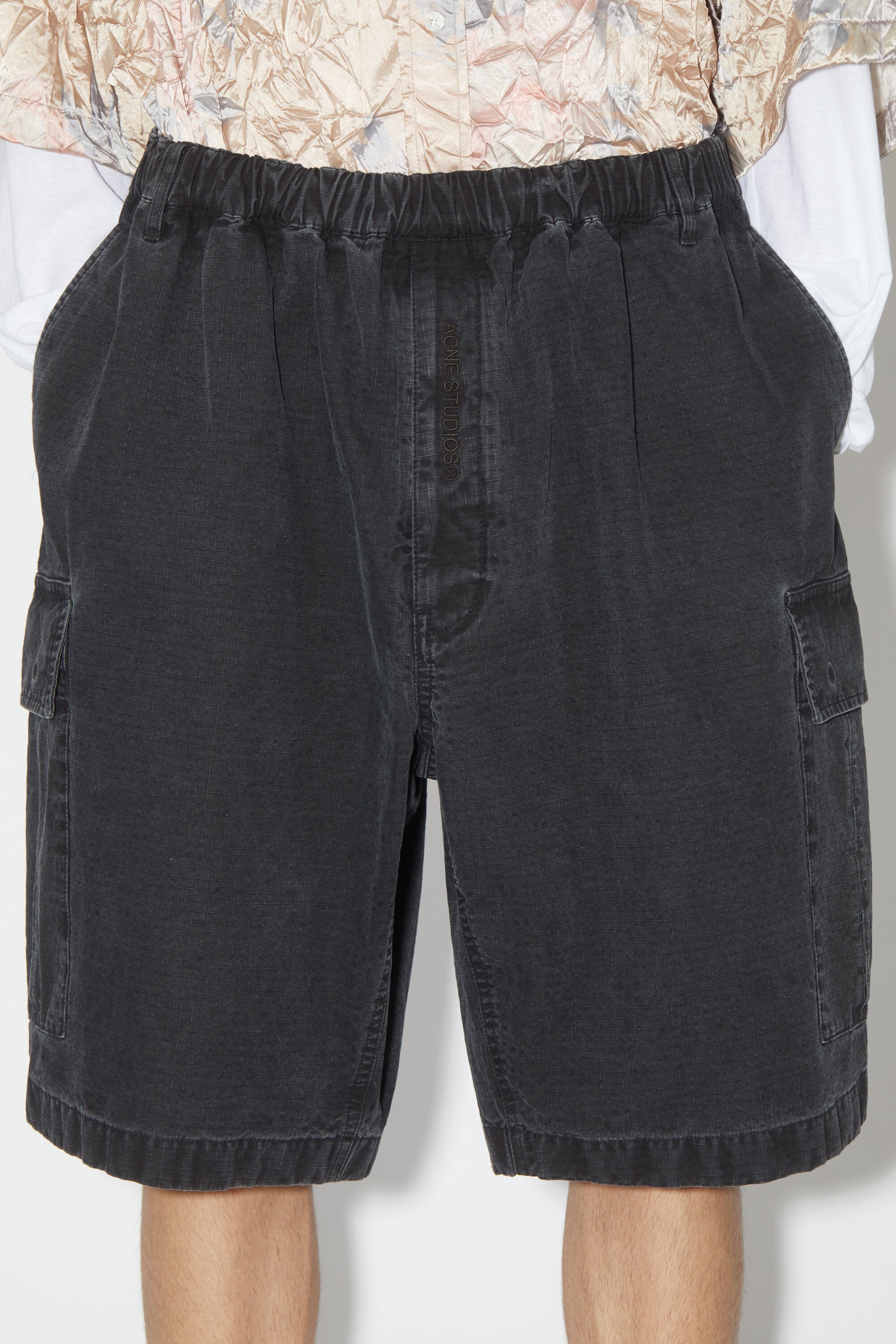Ripstop shorts - Black - 5