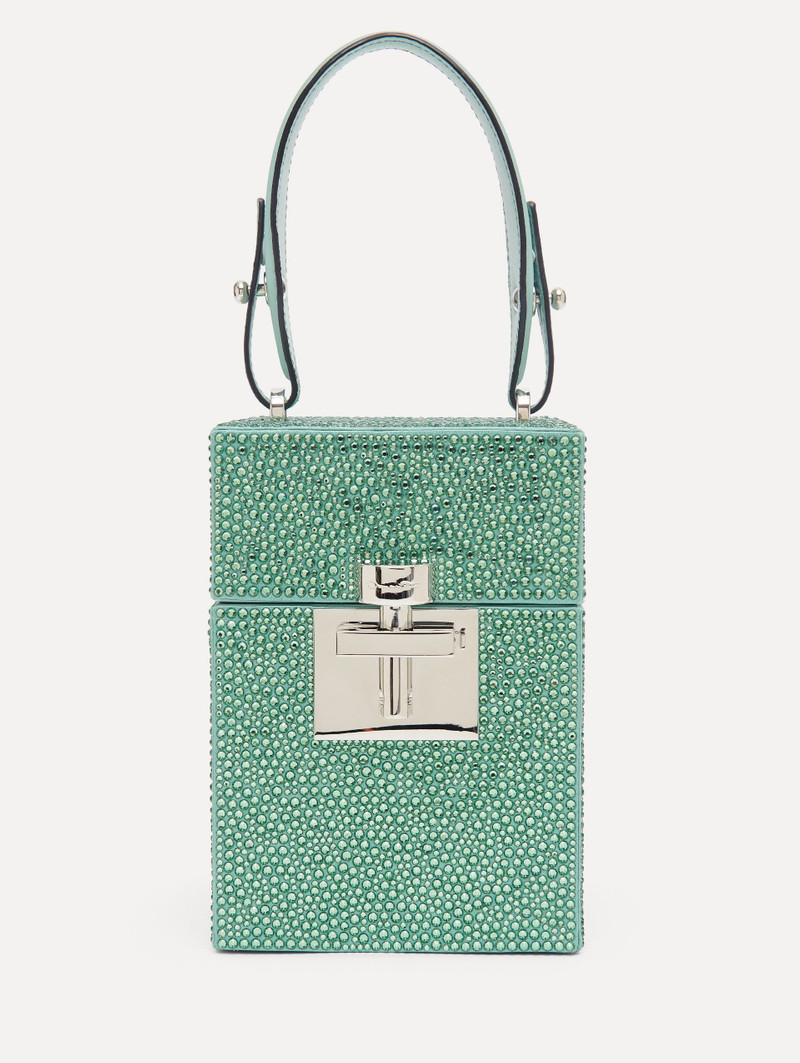 CRYSTAL PAVÉ ALIBI TOP HANDLE BAG 1