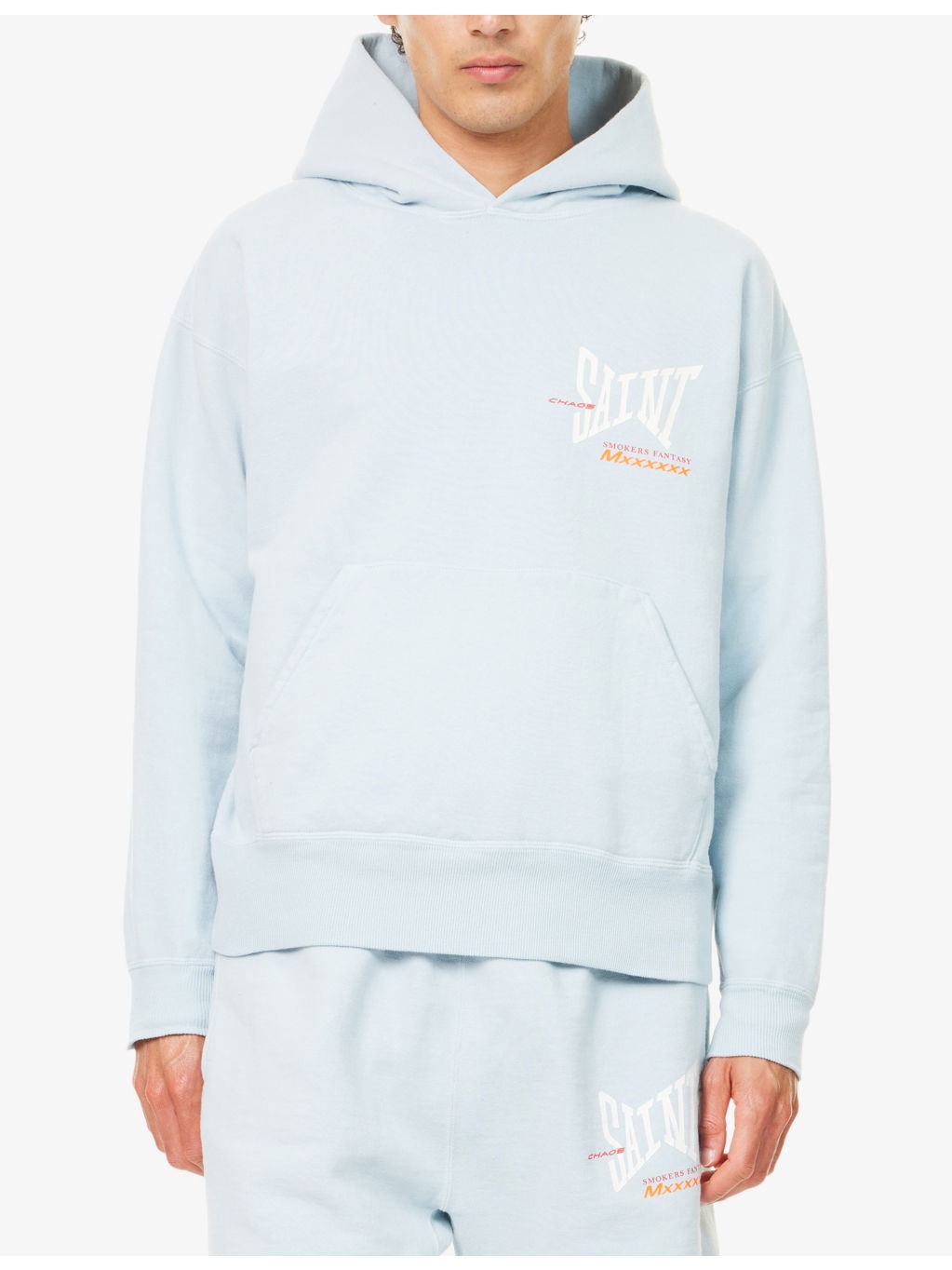 Logo Graphic-Print Cotton Hoody - 3