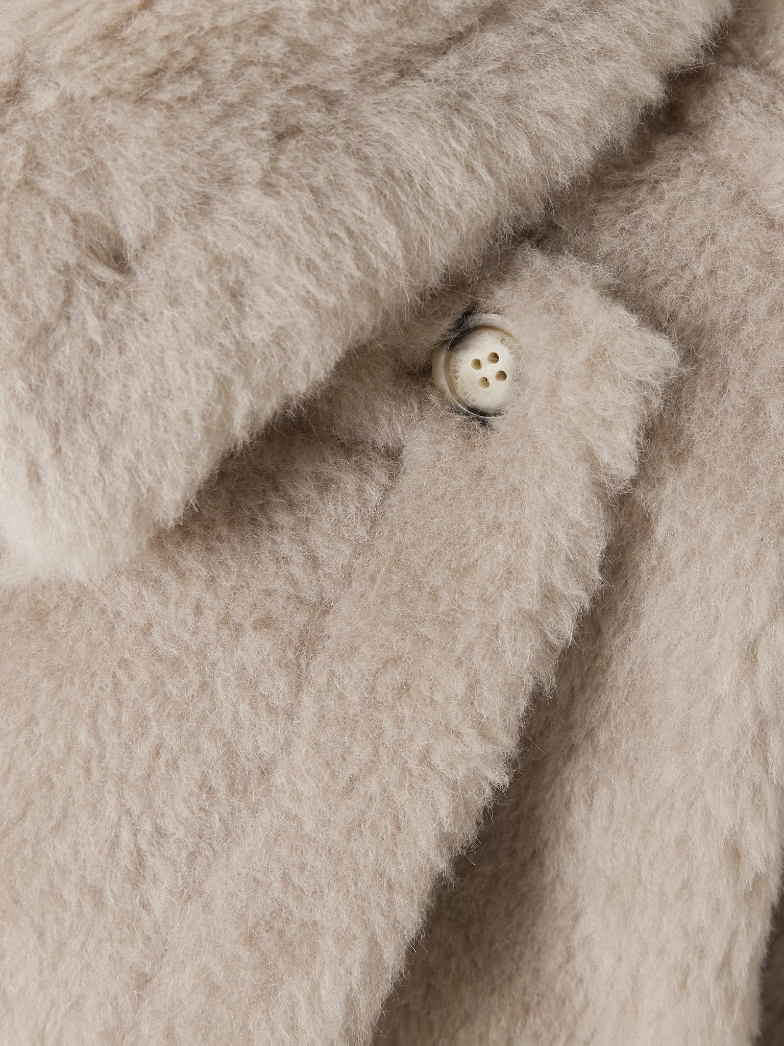 Tebe alpaca-blend cape Beige - 4