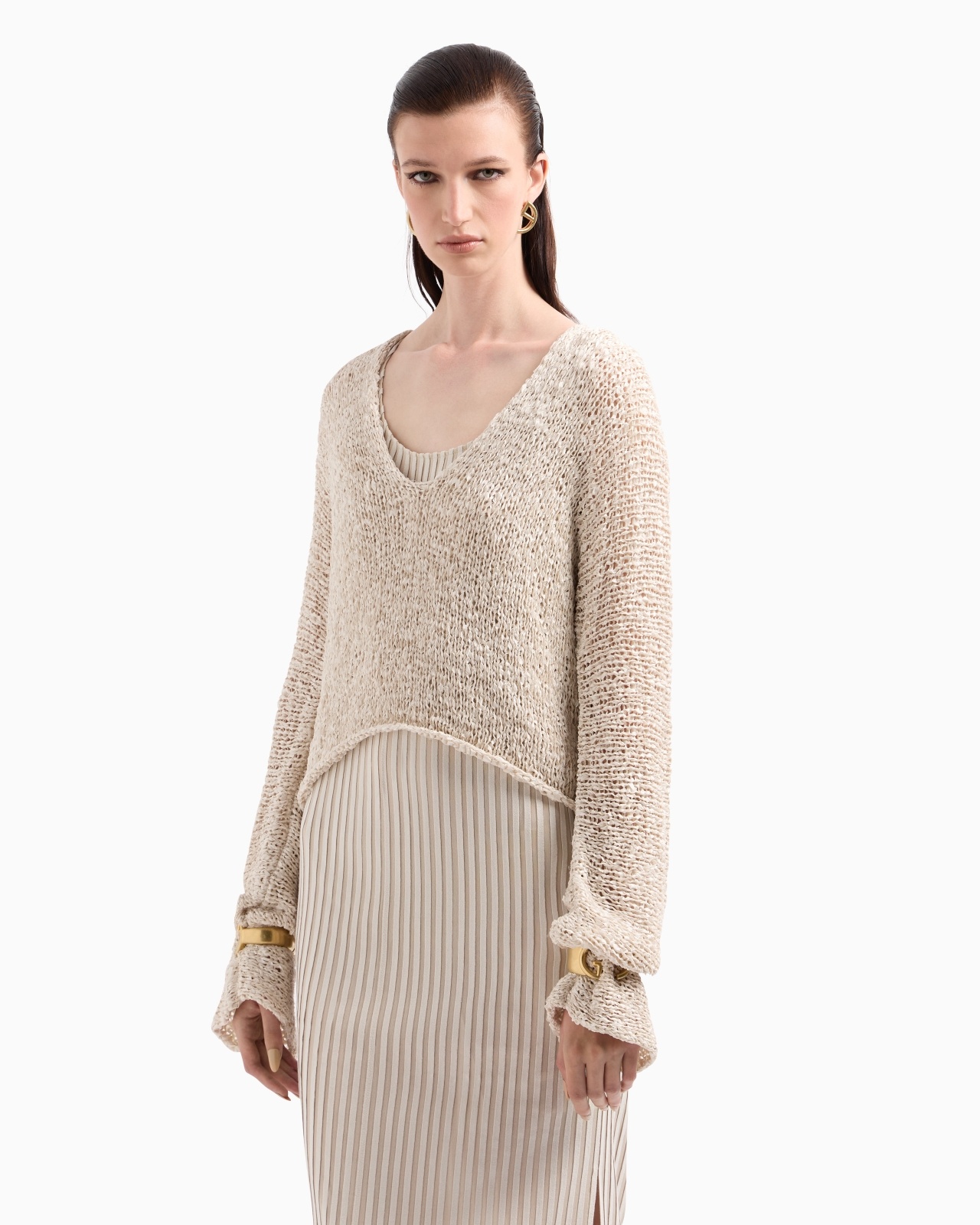 SILK JERSEY JUMPER - 3