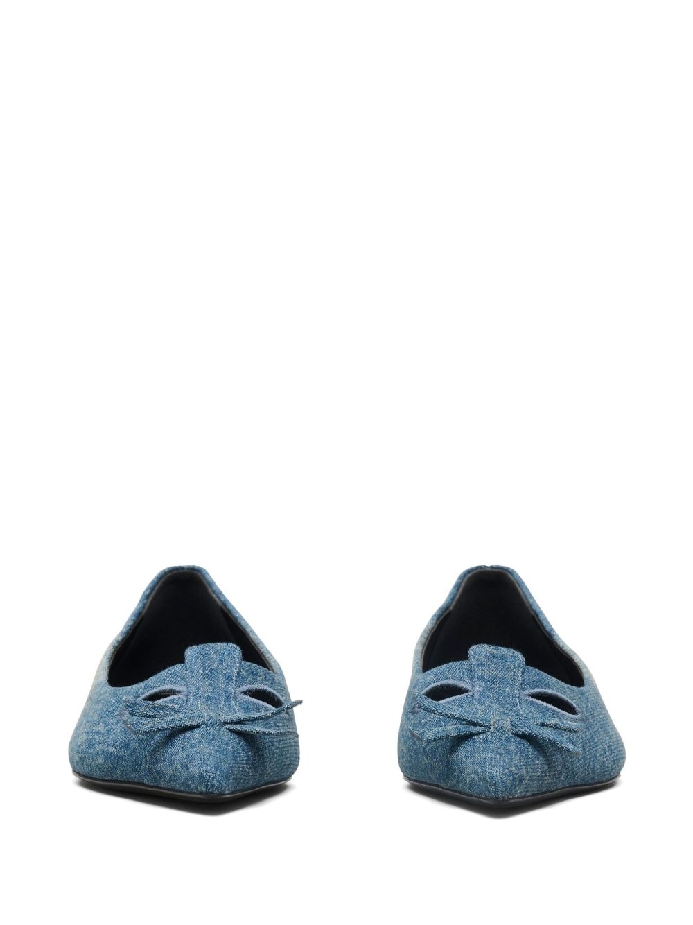 The Denim Kat ballerina flats - 3