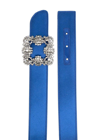 Manolo Blahnik Hangisi buckle belt outlook