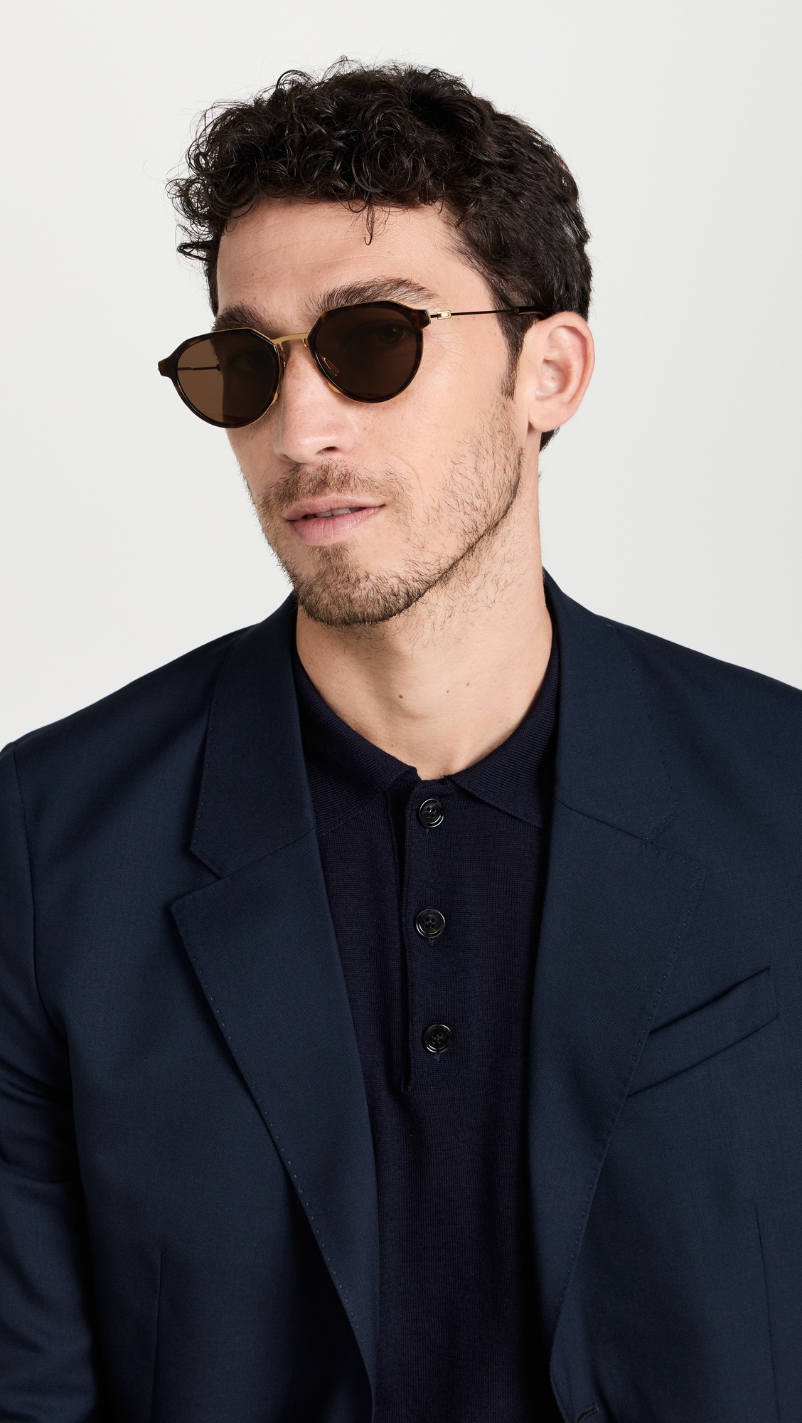 Thin Triangle Oval Sunglasses - 3