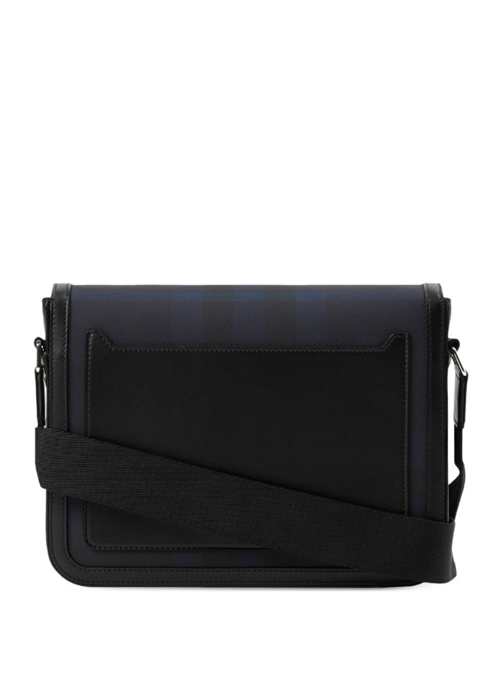 Alfred check-print messenger bag - 2