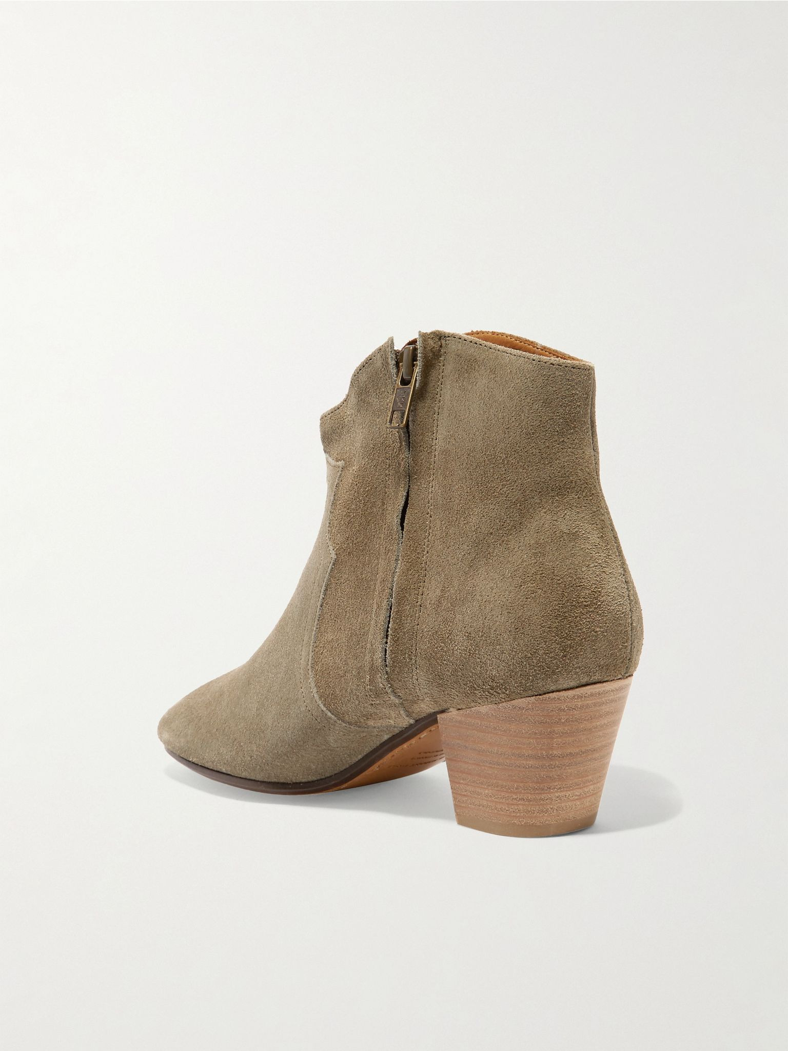 Étoile The Dicker suede ankle boots Taupe - 3