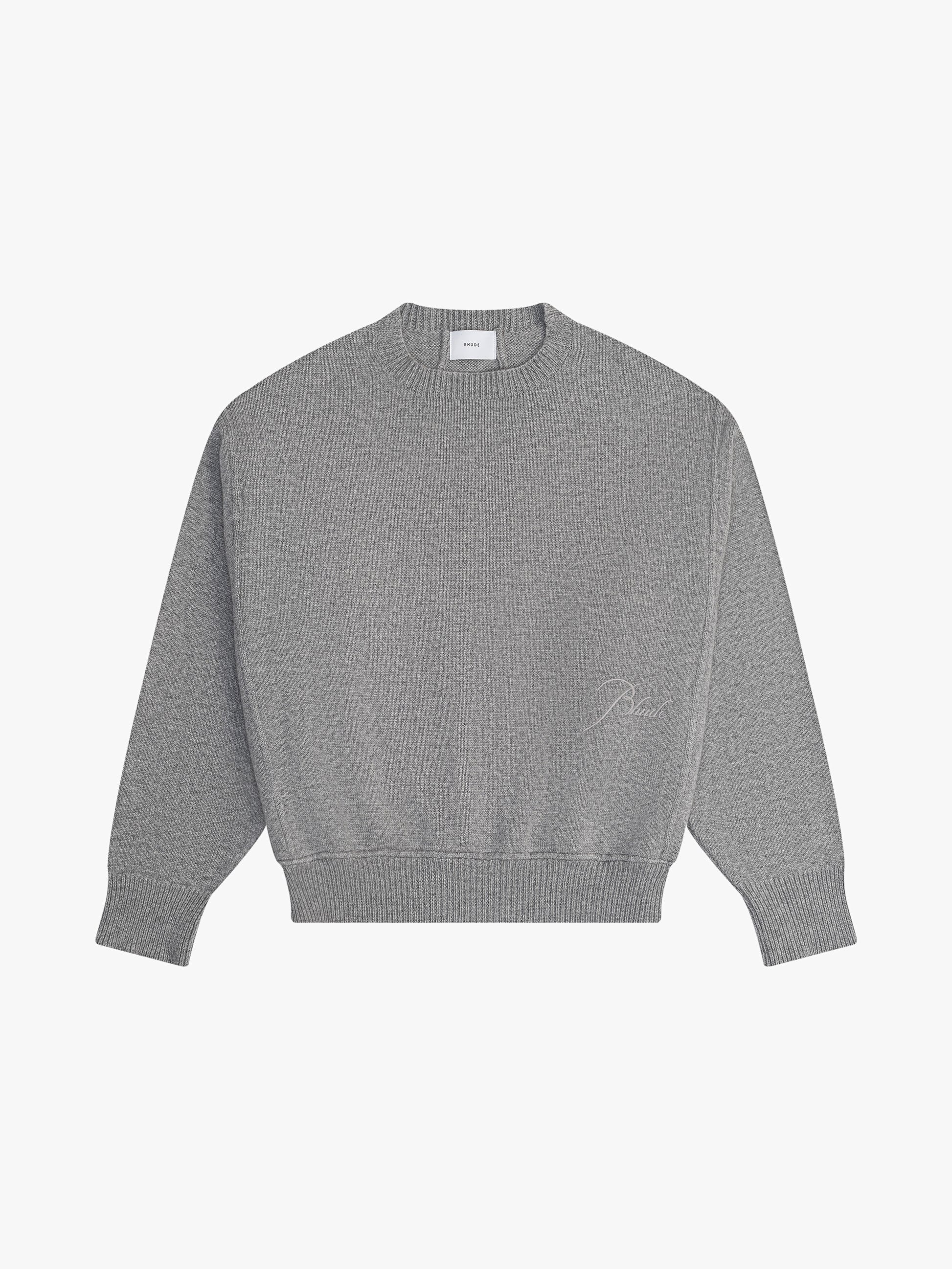 RHUDE CASHMERE KNIT CORE CREWNECK - 1
