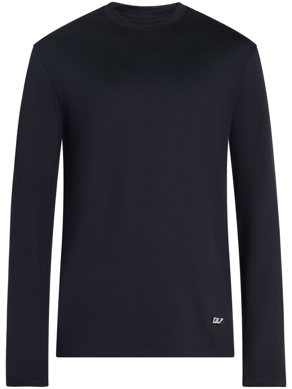 long-sleeve cotton T-shirt - 1