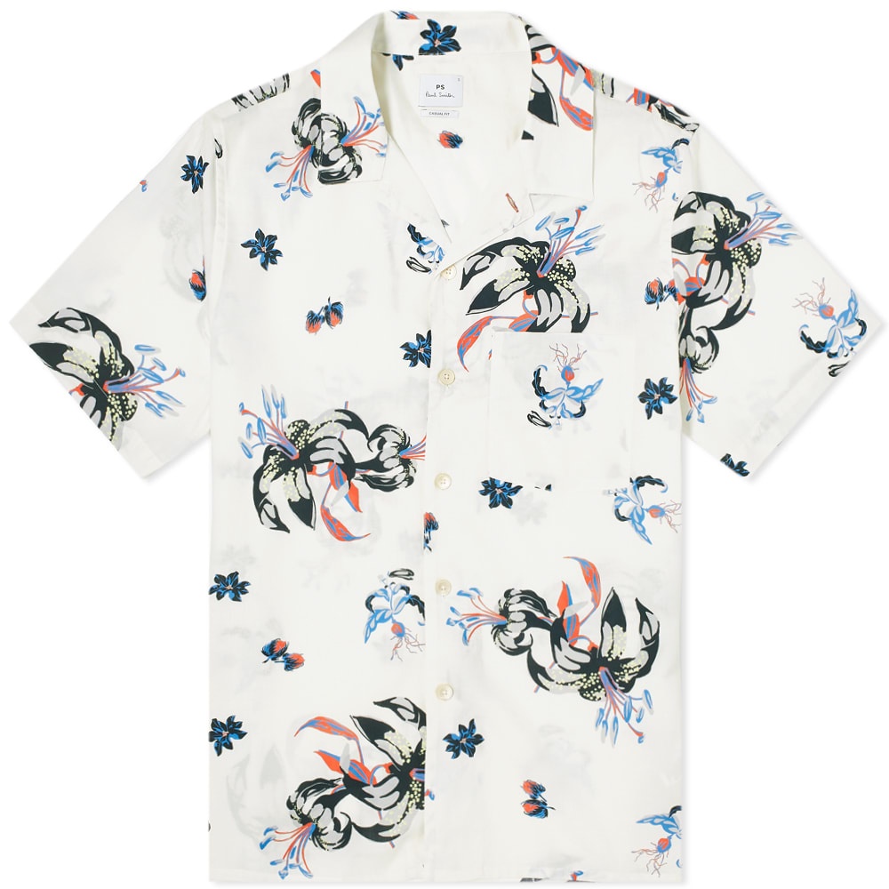 Paul Smith Floral Print Vacation Shirt - 1