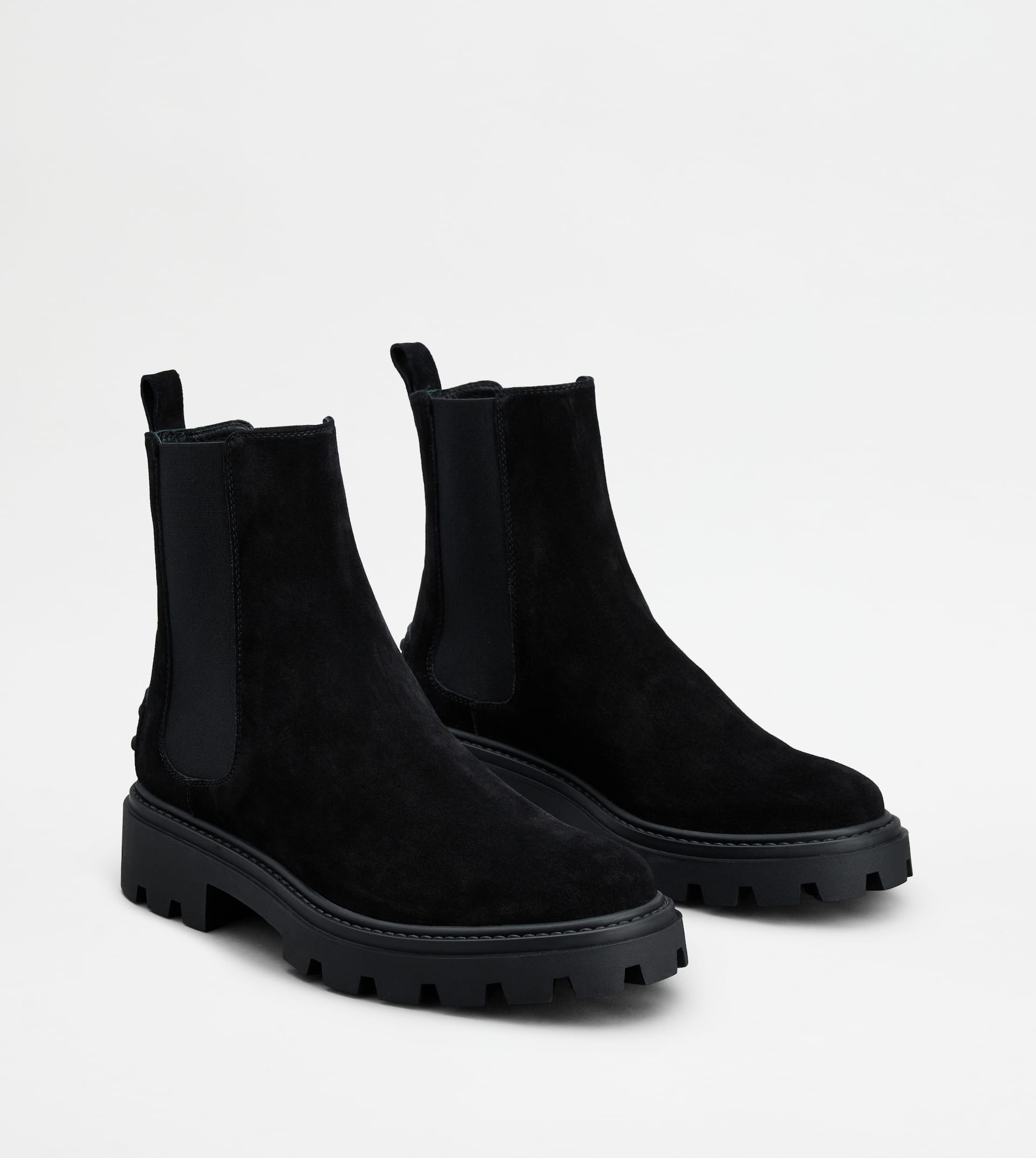 TOD'S CHELSEA BOOTS IN SUEDE - BLACK - 2