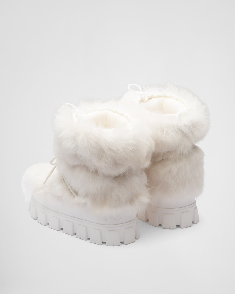 Shearling apres-ski boots 5