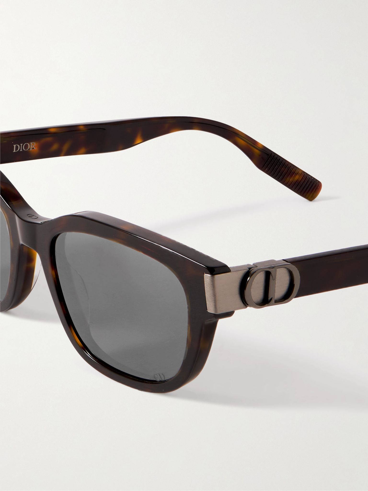 CD Icon S1I Square-Frame Tortoiseshell Acetate Sunglasses Tortoiseshell - 3