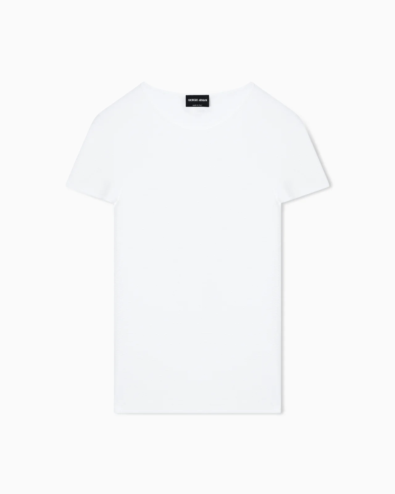 Links-stitch viscose short-sleeved jumper - 1
