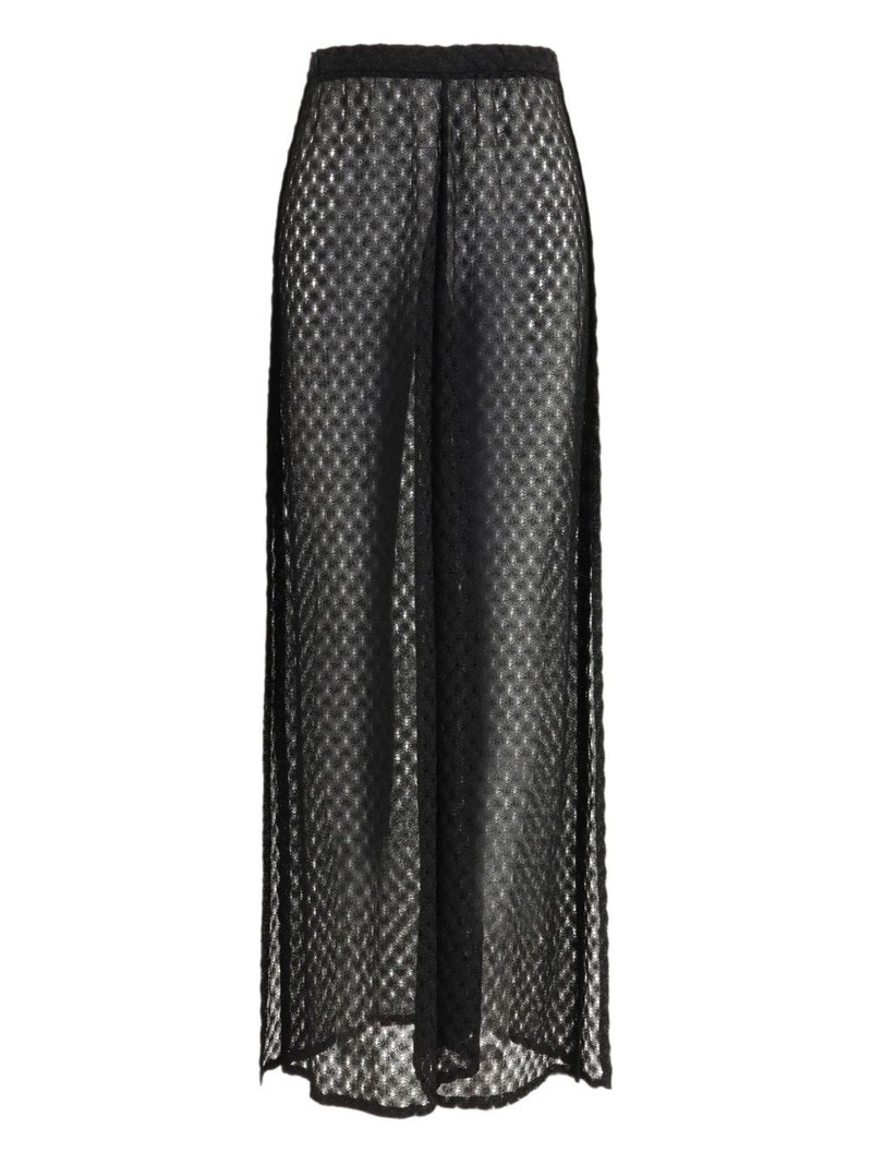 geometric-patterned trousers 1
