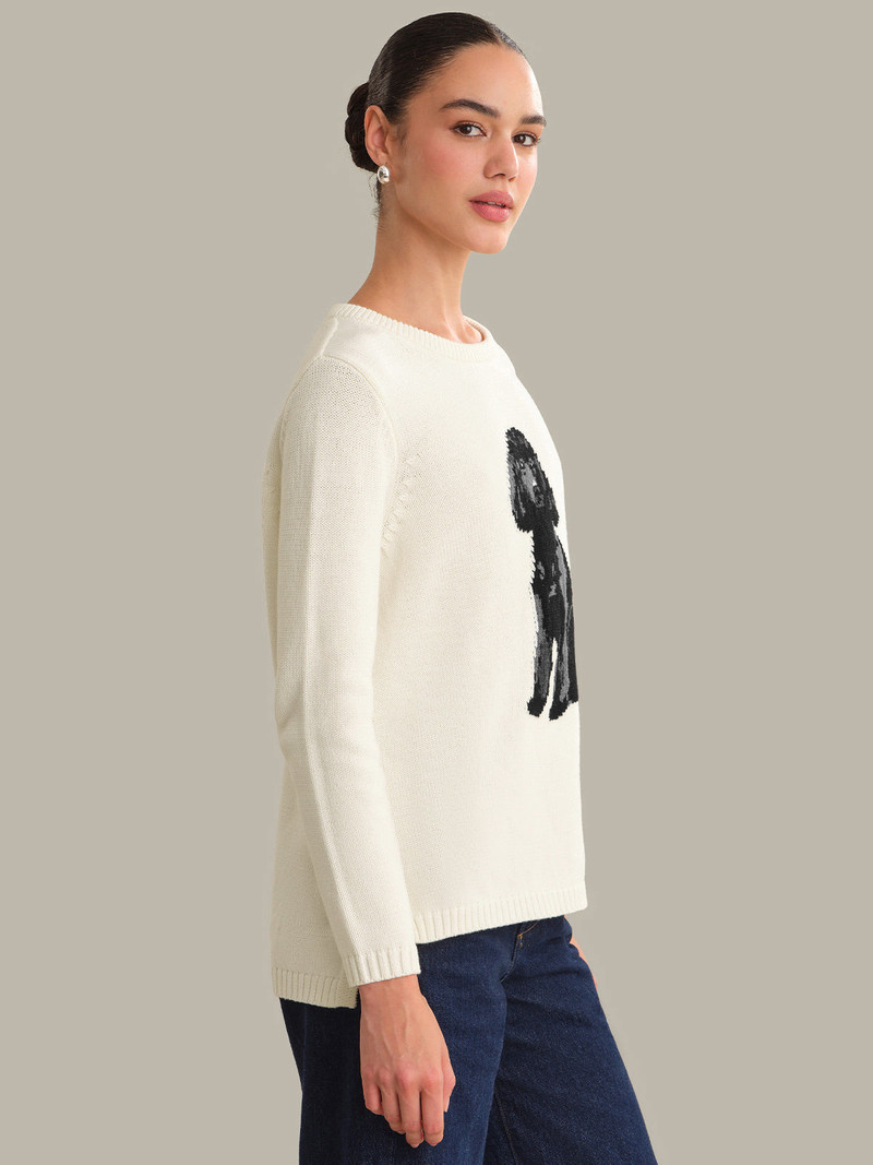 525 america Emma: Cotton Poodle Sweater outlook