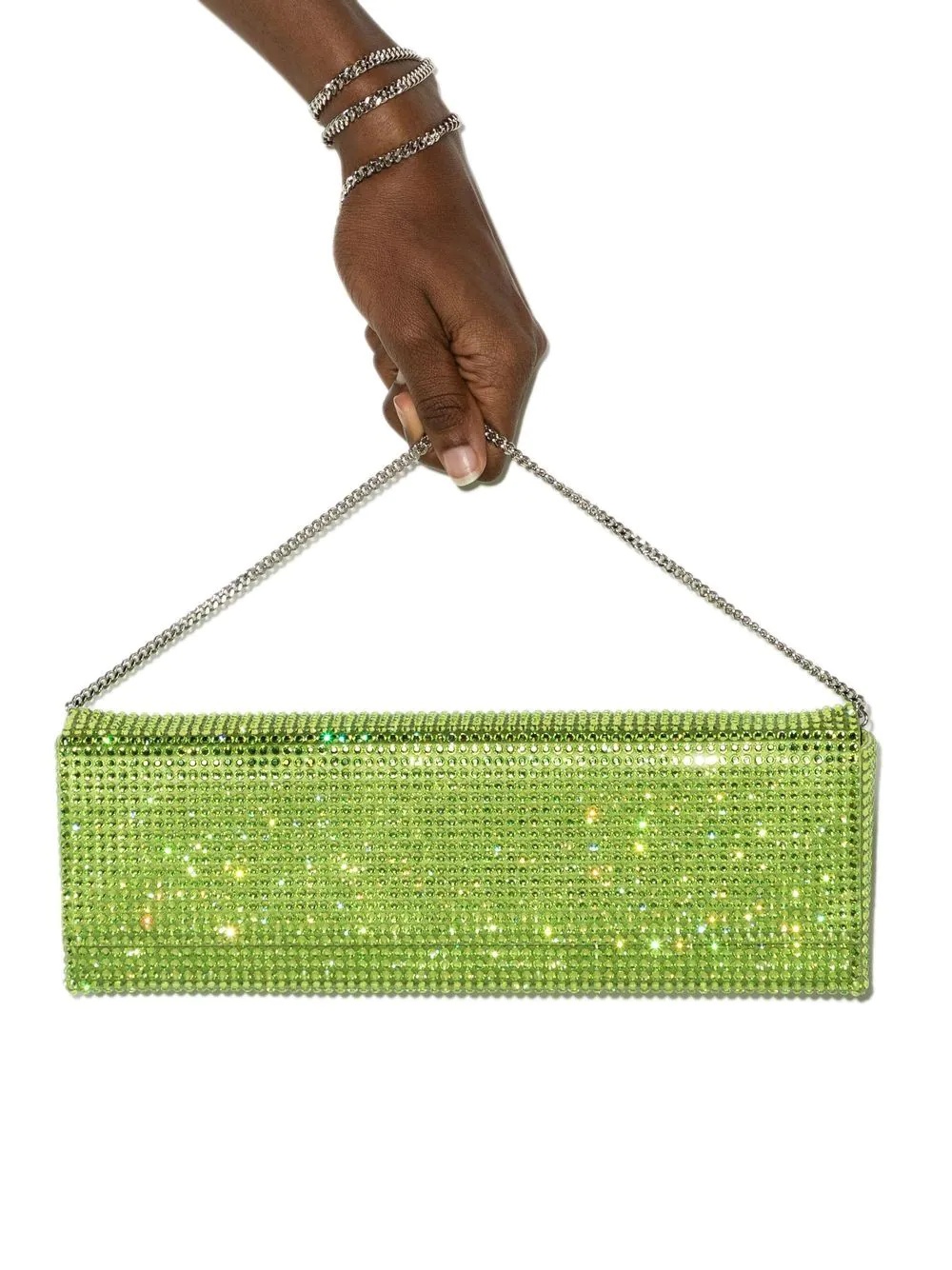 Paloma crystal-embellished clutch - 4