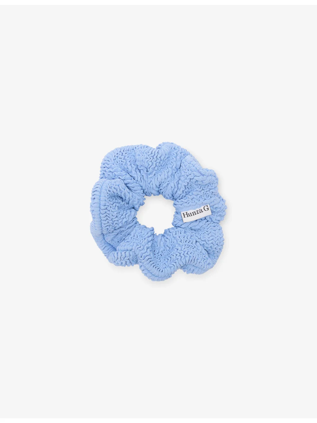 Seersucker Stretch-Woven Scrunchie - 1