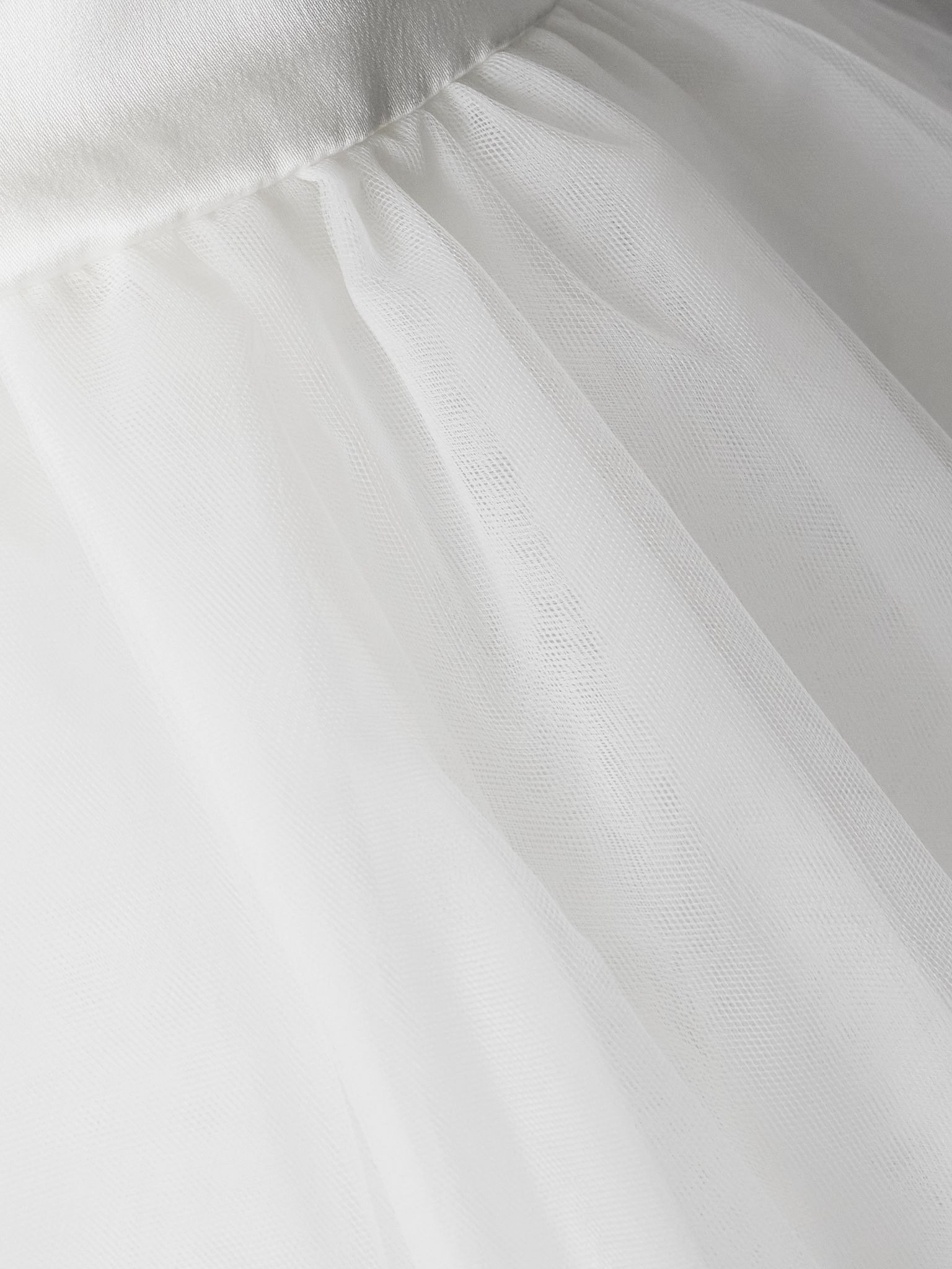 Joe Petticoat satin-trimmed tulle and crinoline maxi skirt Ivory - 5