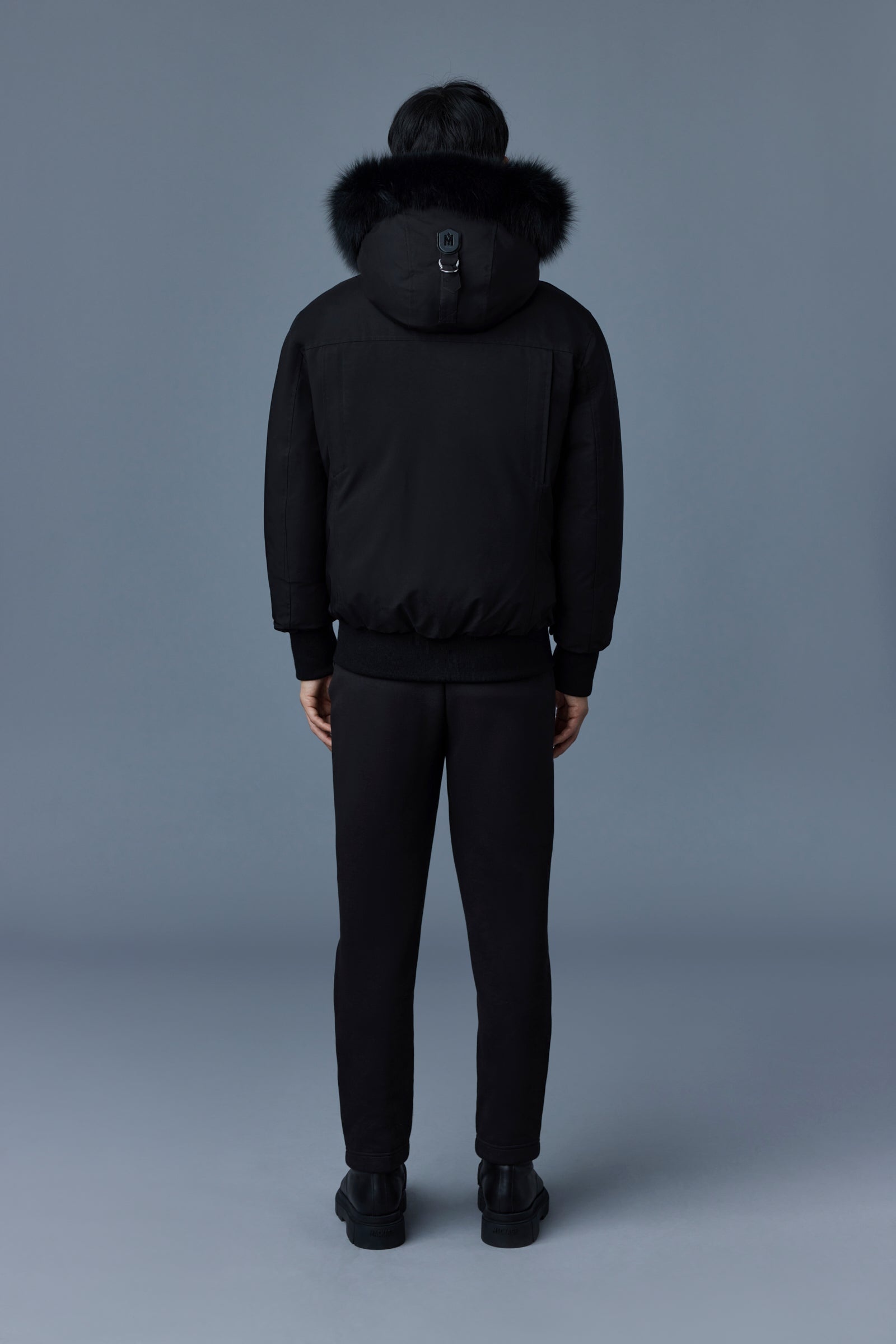 DIXON 2-in-1 Nordic Tech down bomber with blue fox fur - 4