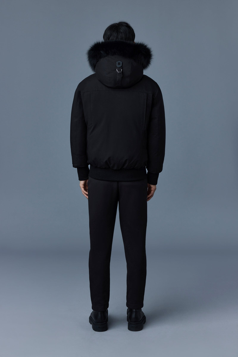 DIXON 2-in-1 Nordic Tech down bomber with blue fox fur 4