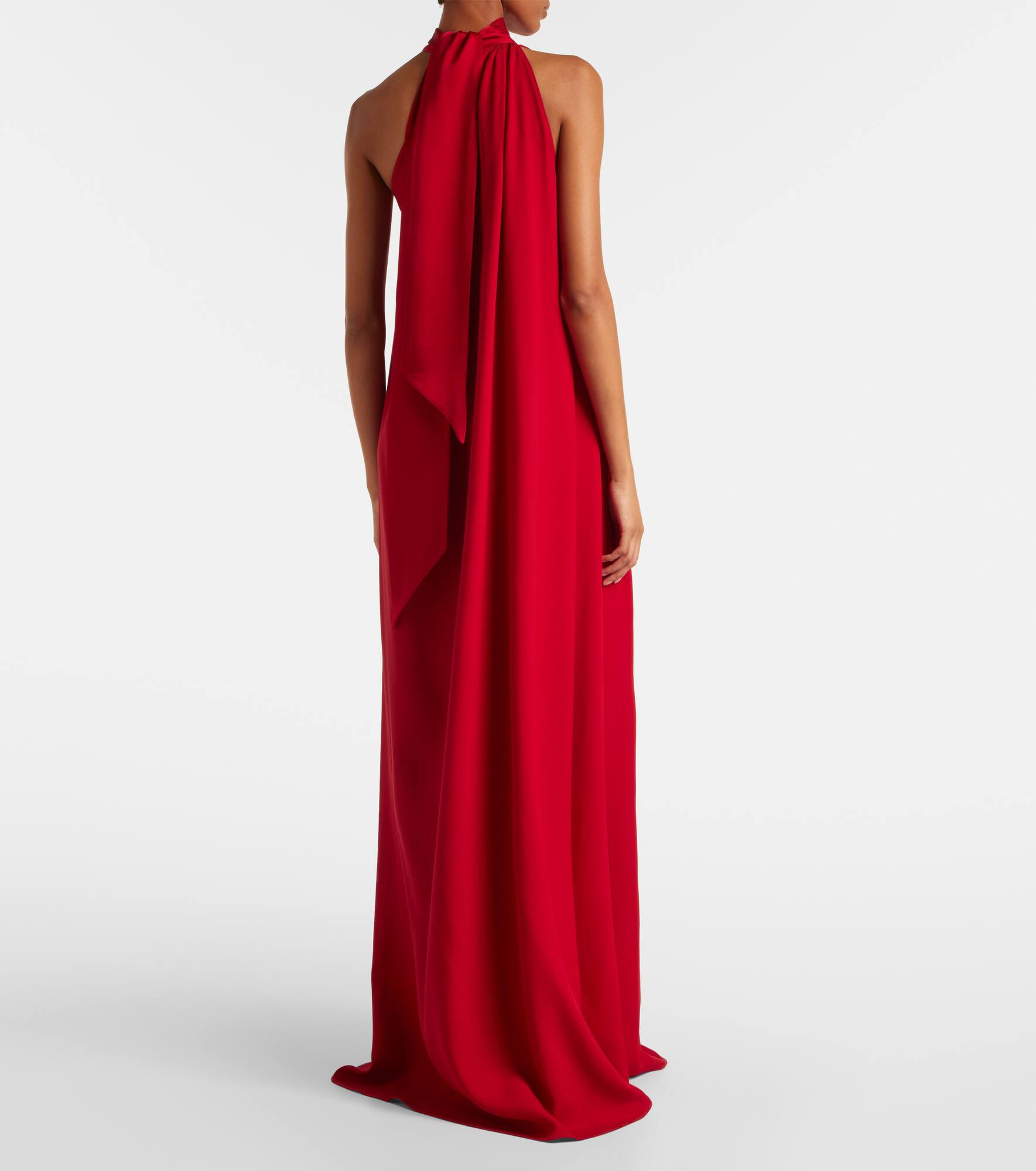 Astor scarf-detail maxi dress - 3