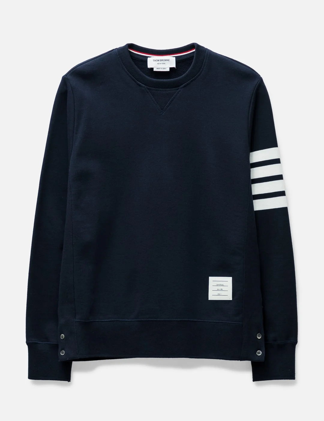LOOPBACK JERSEY KNIT 4-BAR CREWNECK SWEATSHIRT - 1