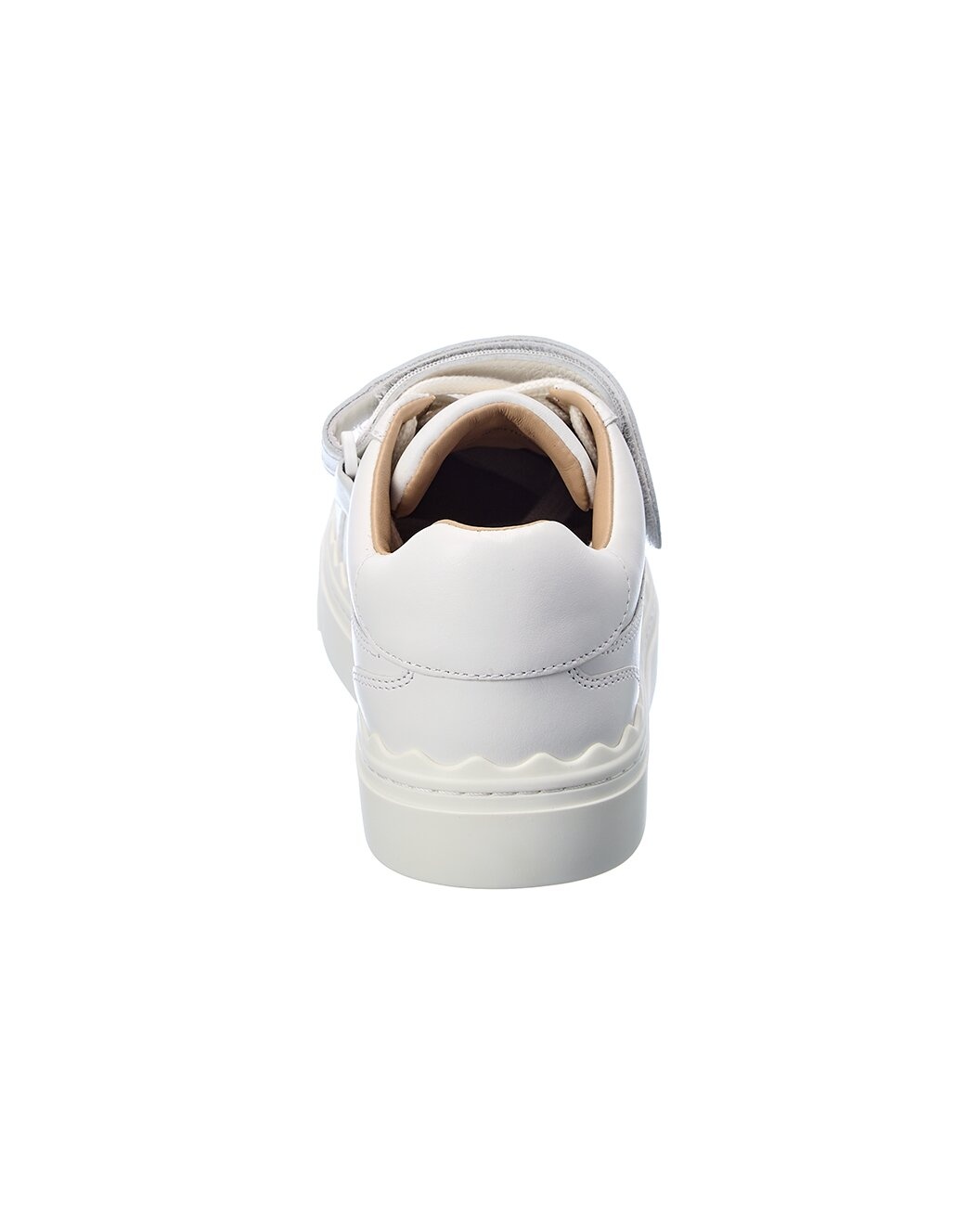 Chloé Lauren Scalloped Leather Sneaker - 3