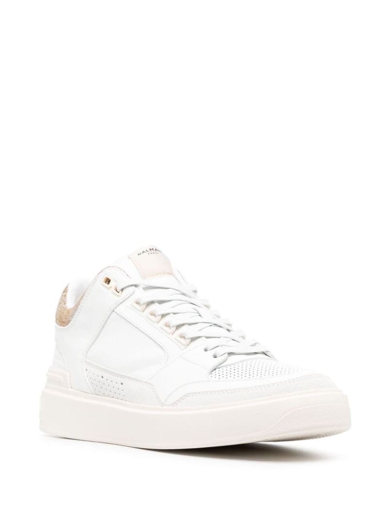 Balmain B-Court mid-top sneakers outlook