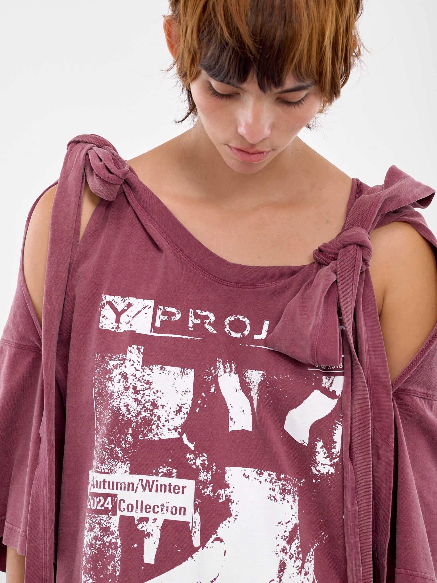 Multi-Scarf Rock Band Print Dress - 5