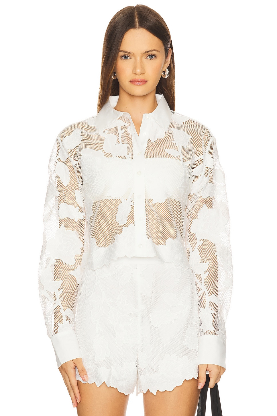 Collette Cropped Shirt - 2