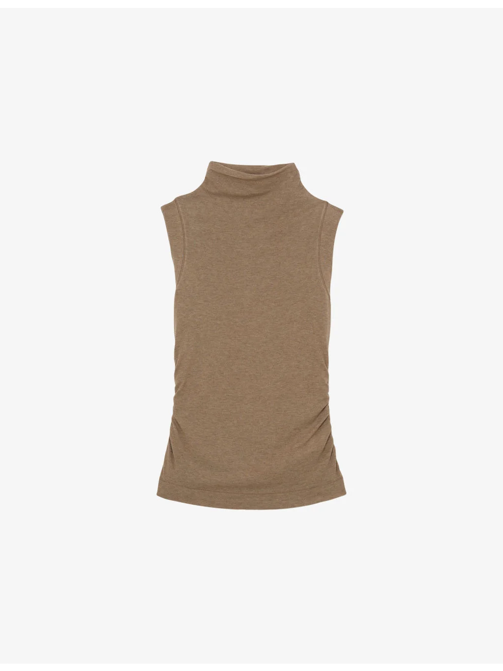 Hattie Funnel-Neck Jersey-Knit Vest - 1