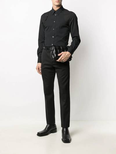 Alexander McQueen strap-detail shirt outlook