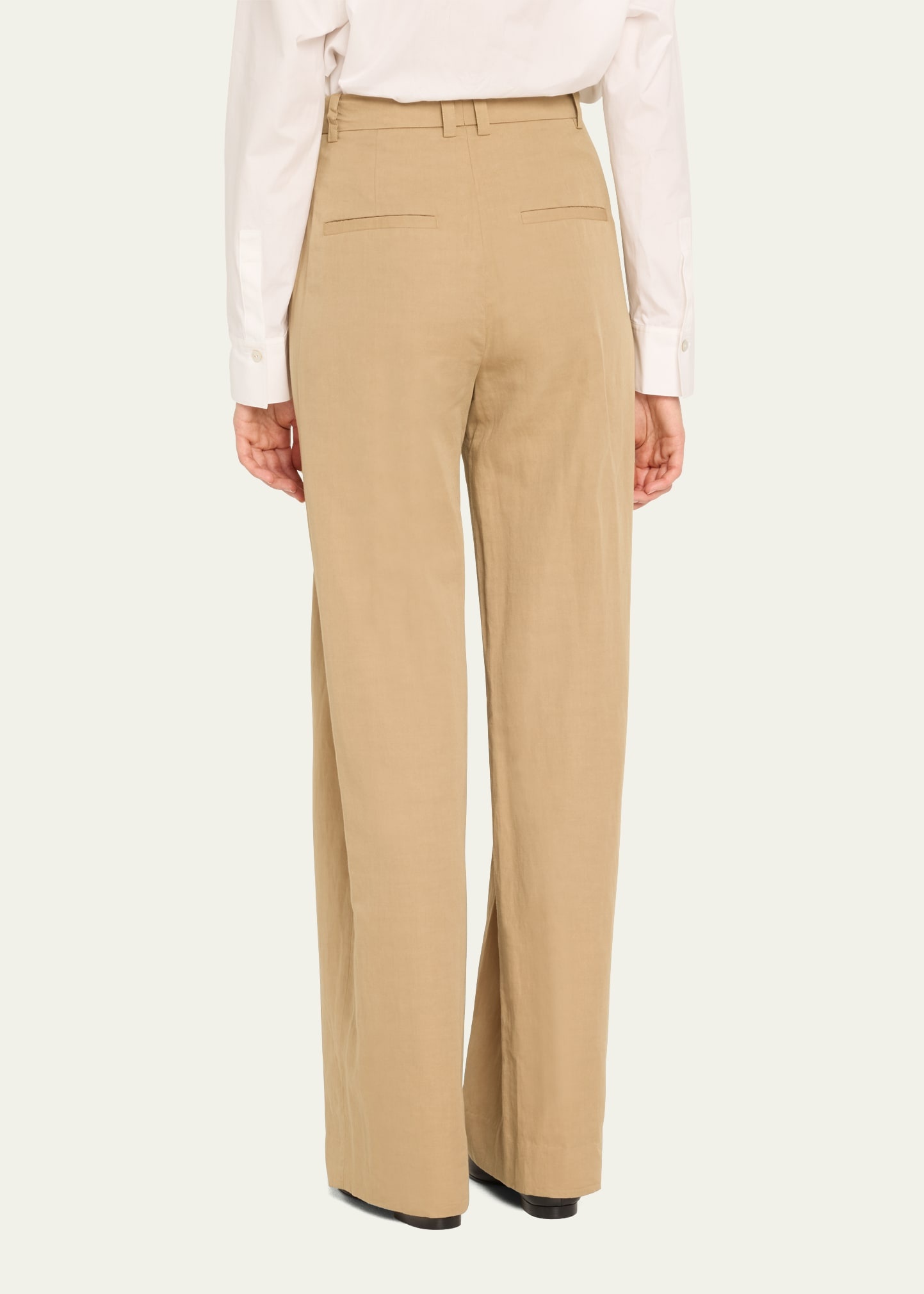 High-Waist Tailored Wide-Leg Pants - 3