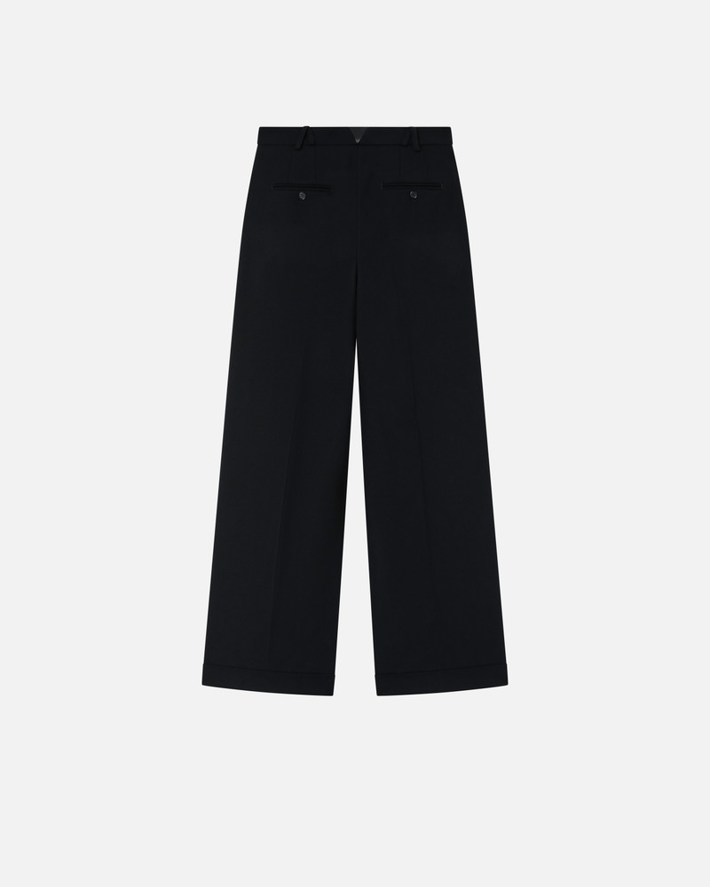 WIDE-LEG WOOL TWILL TROUSERS WITH DARTS 6