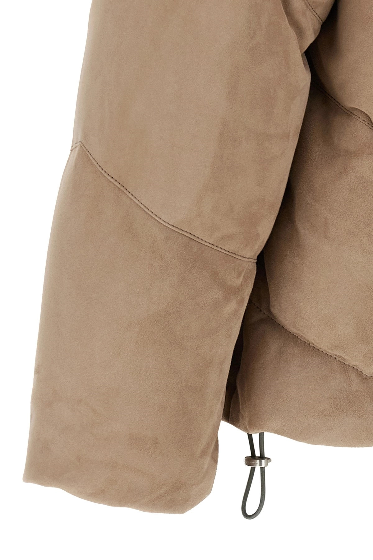 Suede down jacket - 4