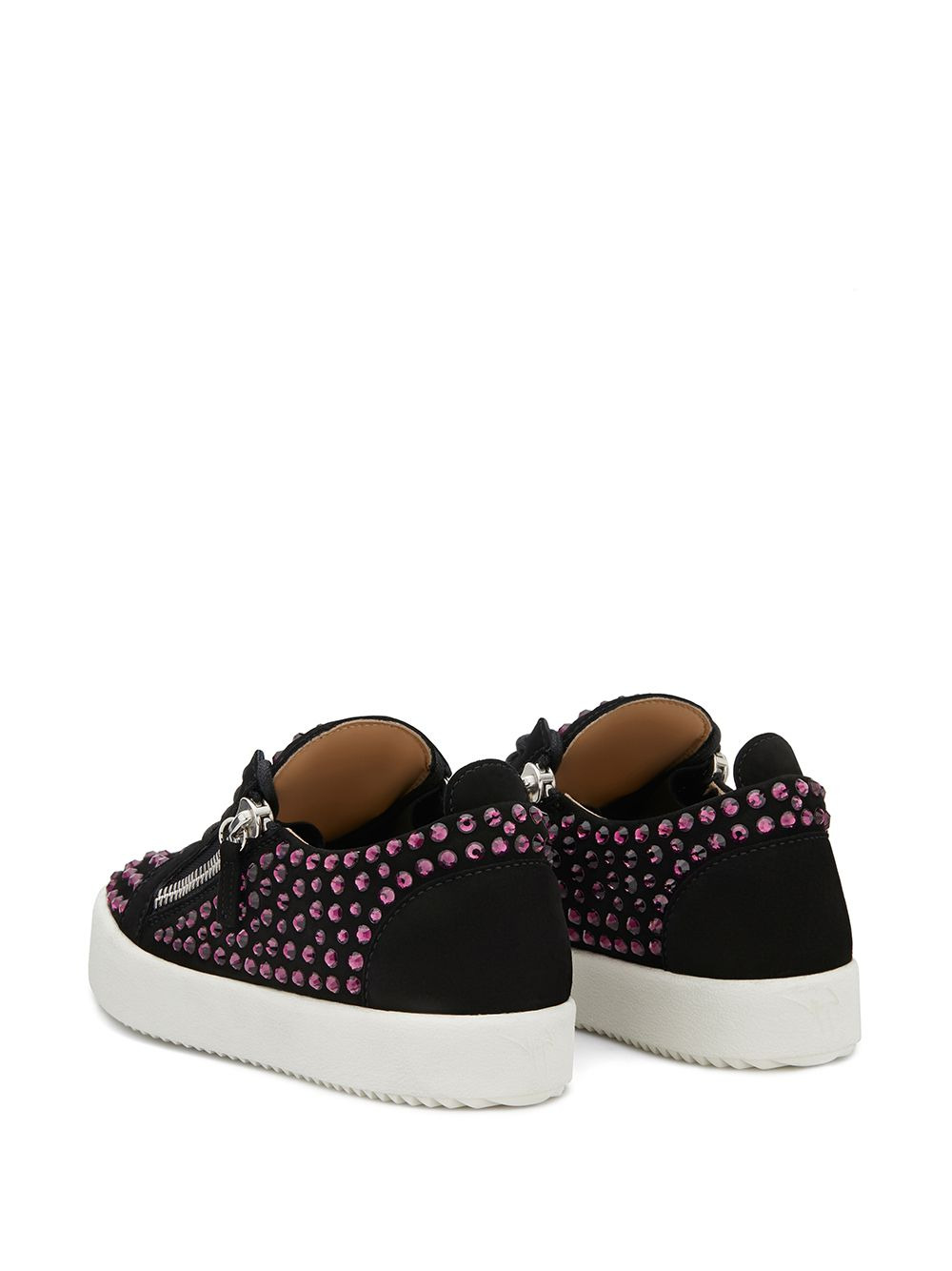 Doris crystal-embellished sneakers - 3
