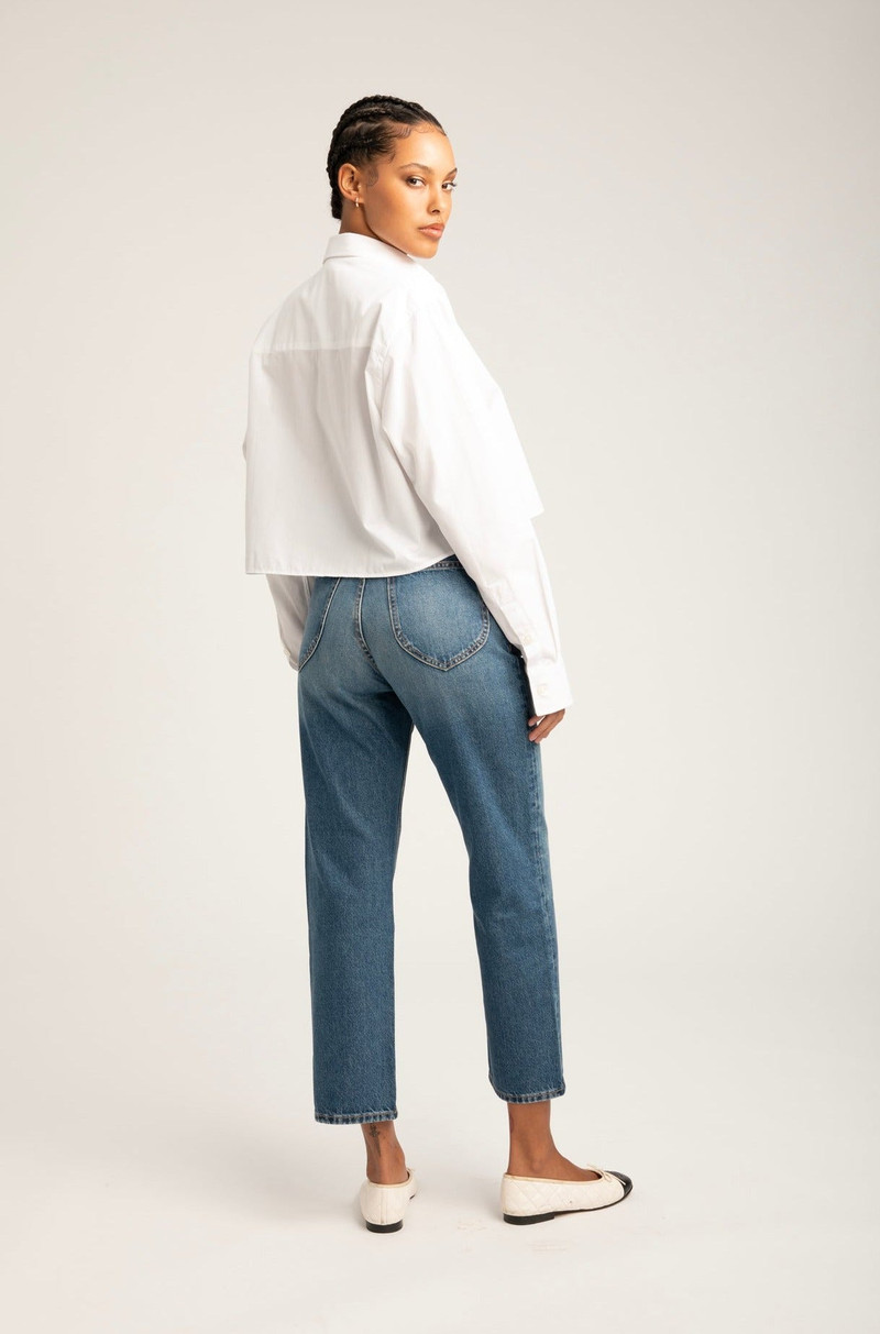 SPRWMN GAINSBOURG CROPPED STRAIGHT LEG DENIM outlook