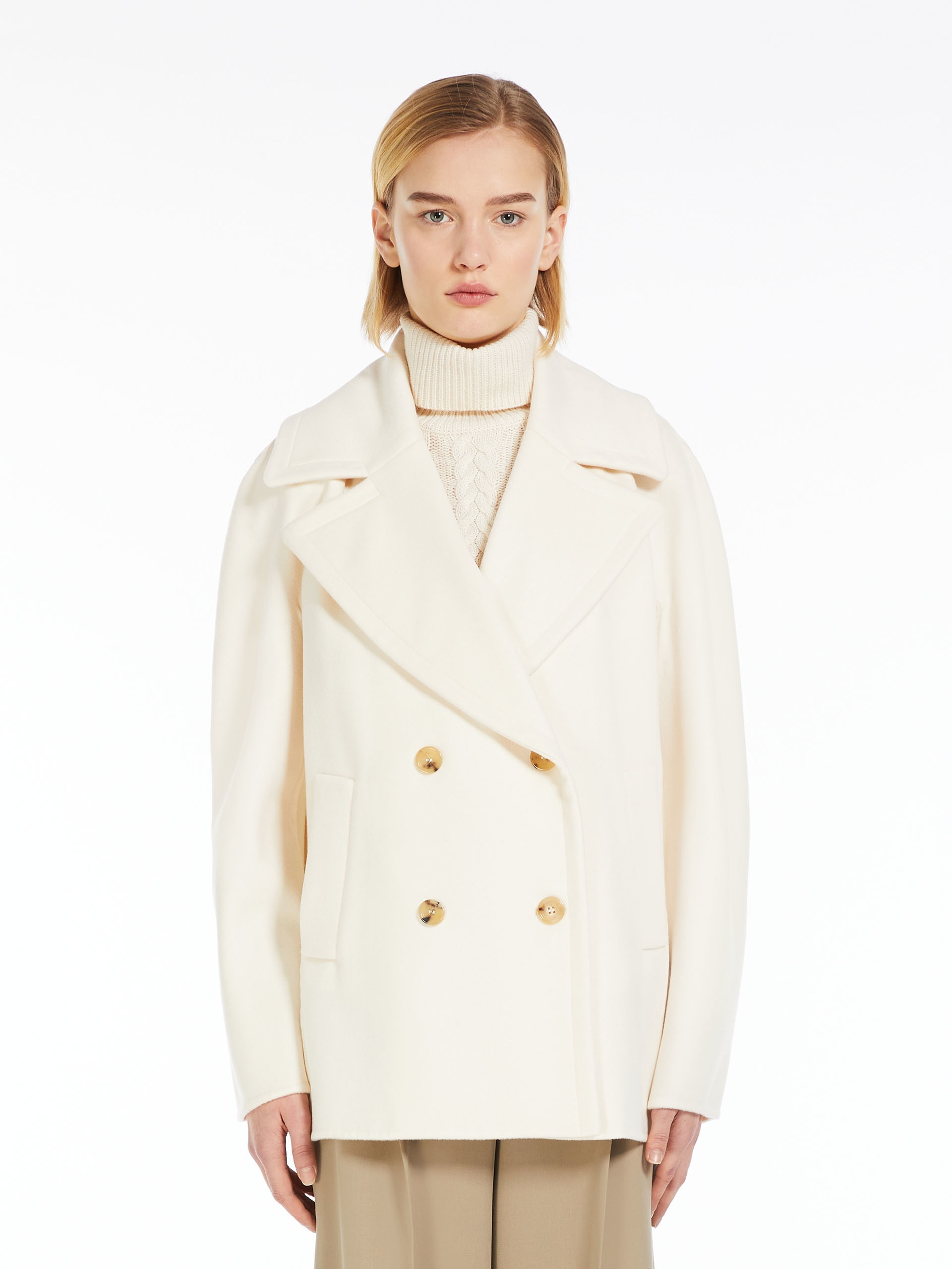 コート MAX MARA LAVENO WOOL AND CASHMERE PEACOAT Max Mara 'laveno' wool blend coat | The Fashion Square