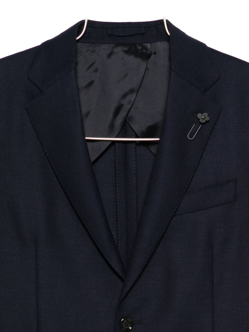 virgin wool single-breasted blazer 3