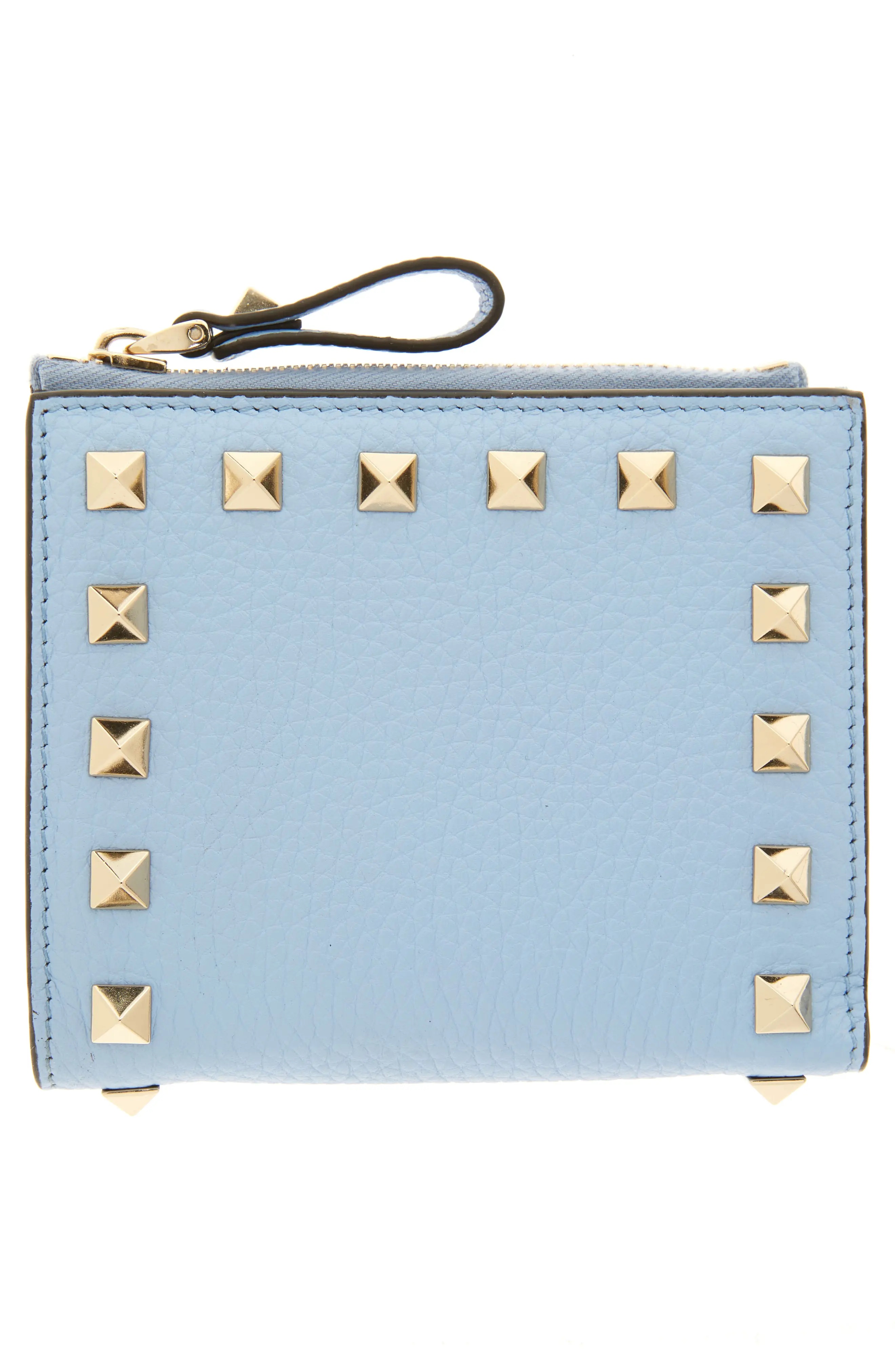 Rockstud Leather Bifold French Wallet - 4