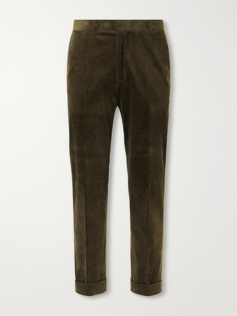 Chester Tapered Cotton-Blend Corduroy Suit Trousers 1