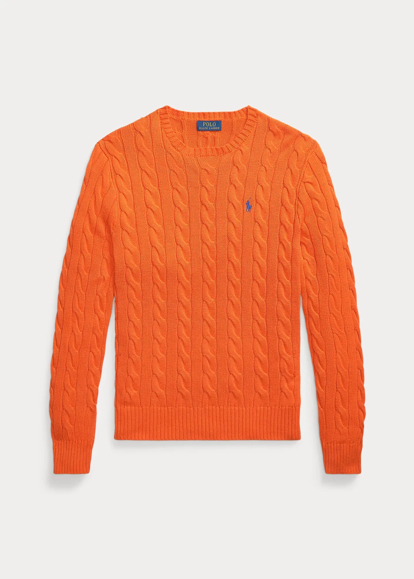 Cable-Knit Cotton Sweater - 1