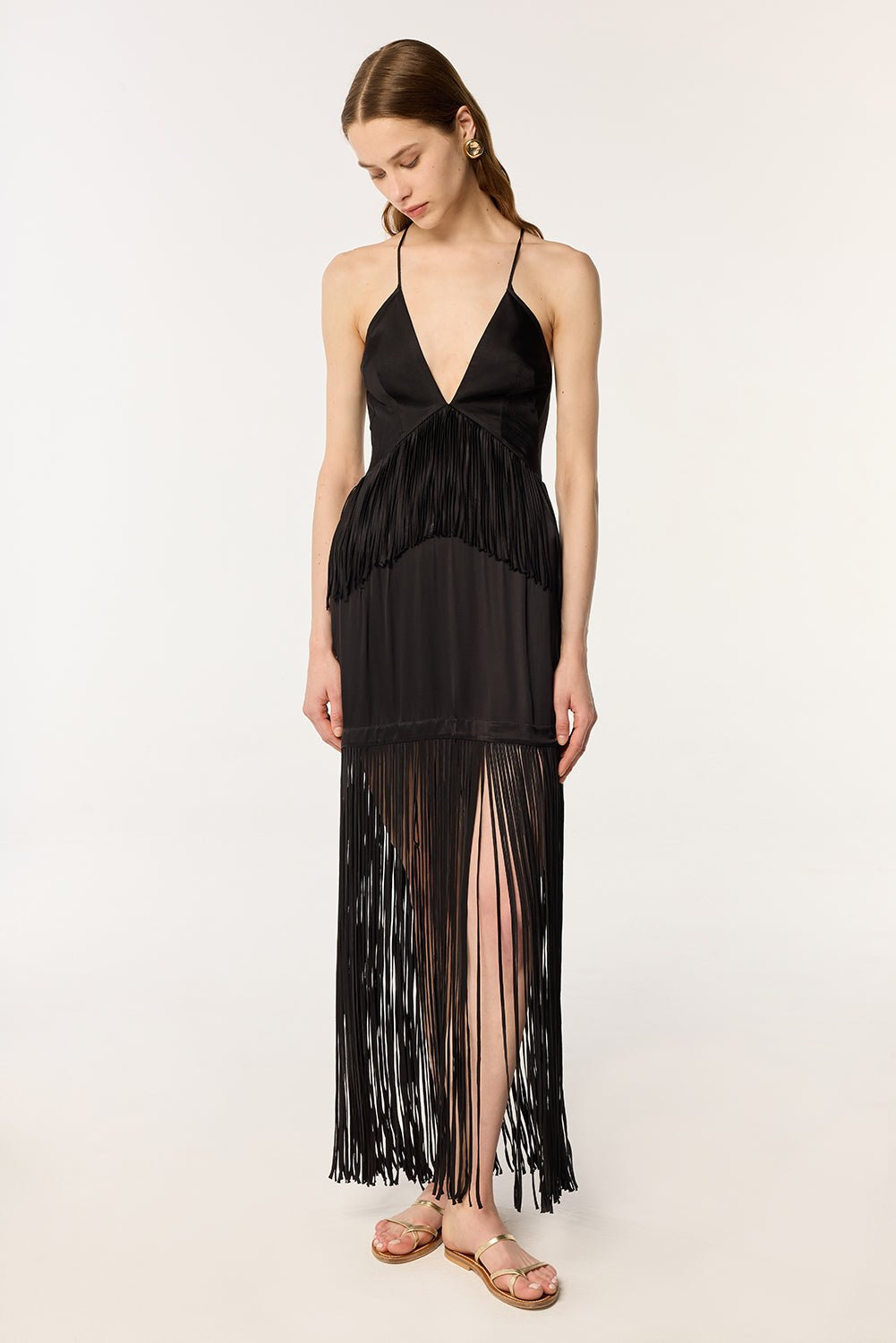 Long Dress Carmen - Black - 1