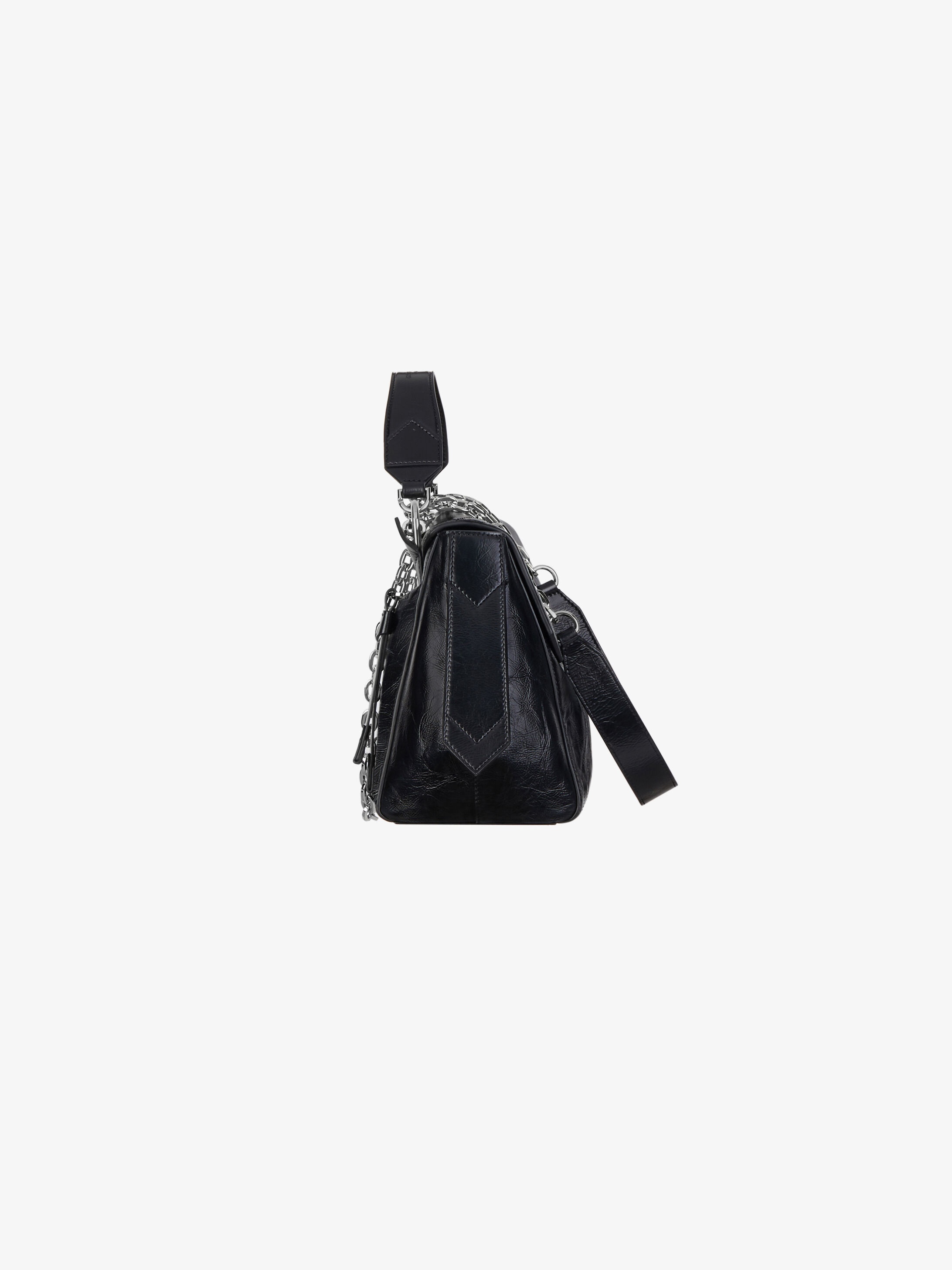 Medium ID bag in aged leather - 2