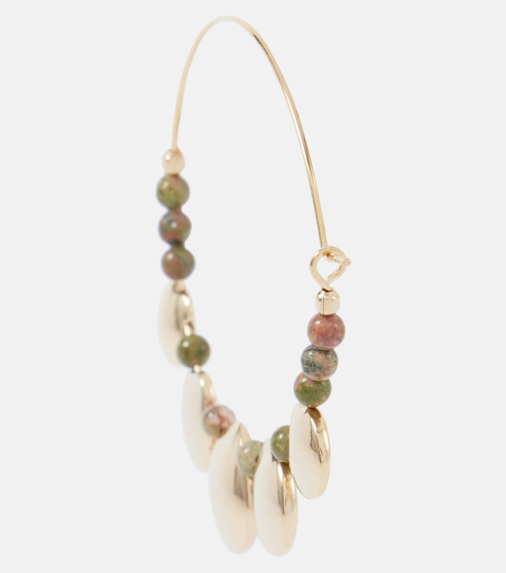 Adriel beaded hoop earrings - 5