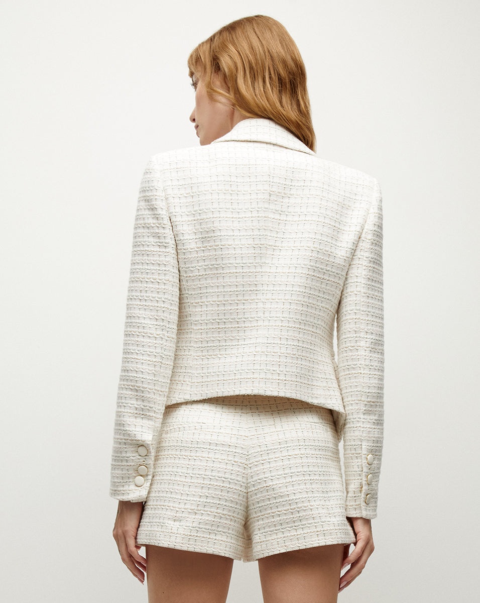 DIEGO TWEED DICKEY JACKET - 5
