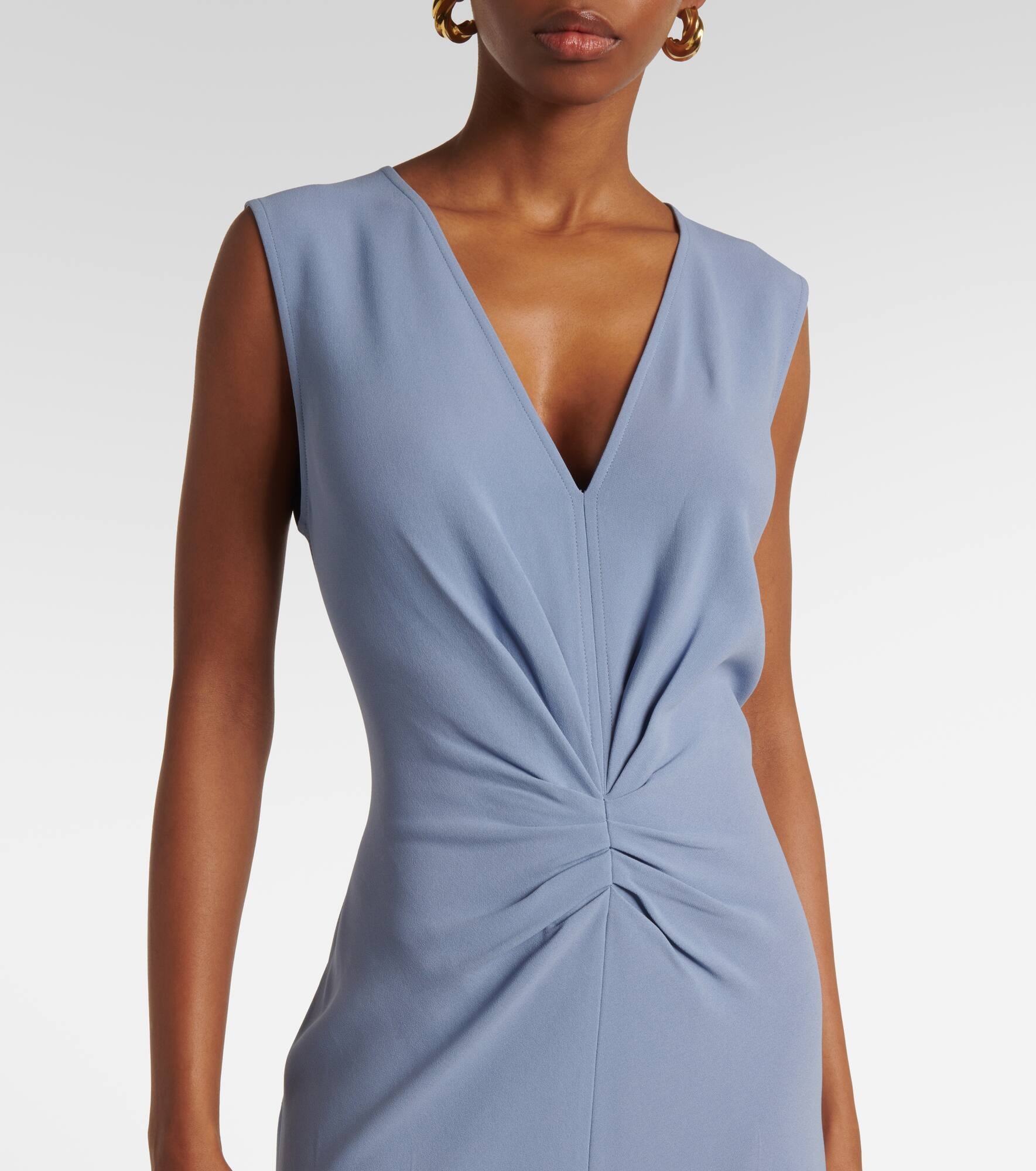 Gathered midi dress - 5