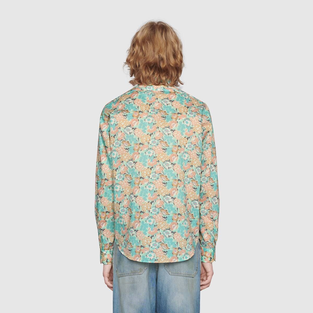 Gucci Liberty floral cotton shirt - 4