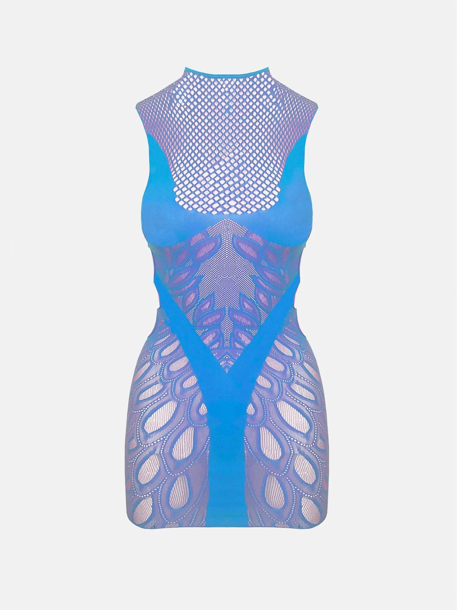 JULIET DRESS CRYPTO BLUE - 1